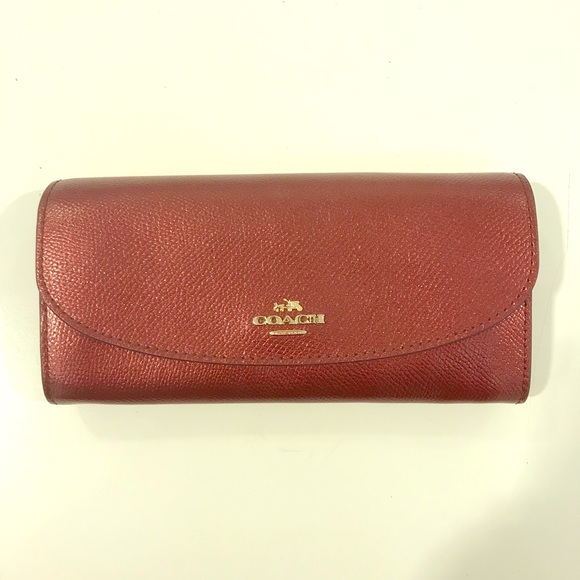 Coach Accessories - Burgundy coach wallet